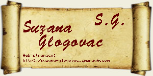 Suzana Glogovac vizit kartica